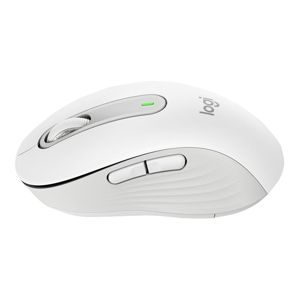 Mouse Raton Logitech M650 For Business Mediano Wireless Inalambrico Blanco Crudo