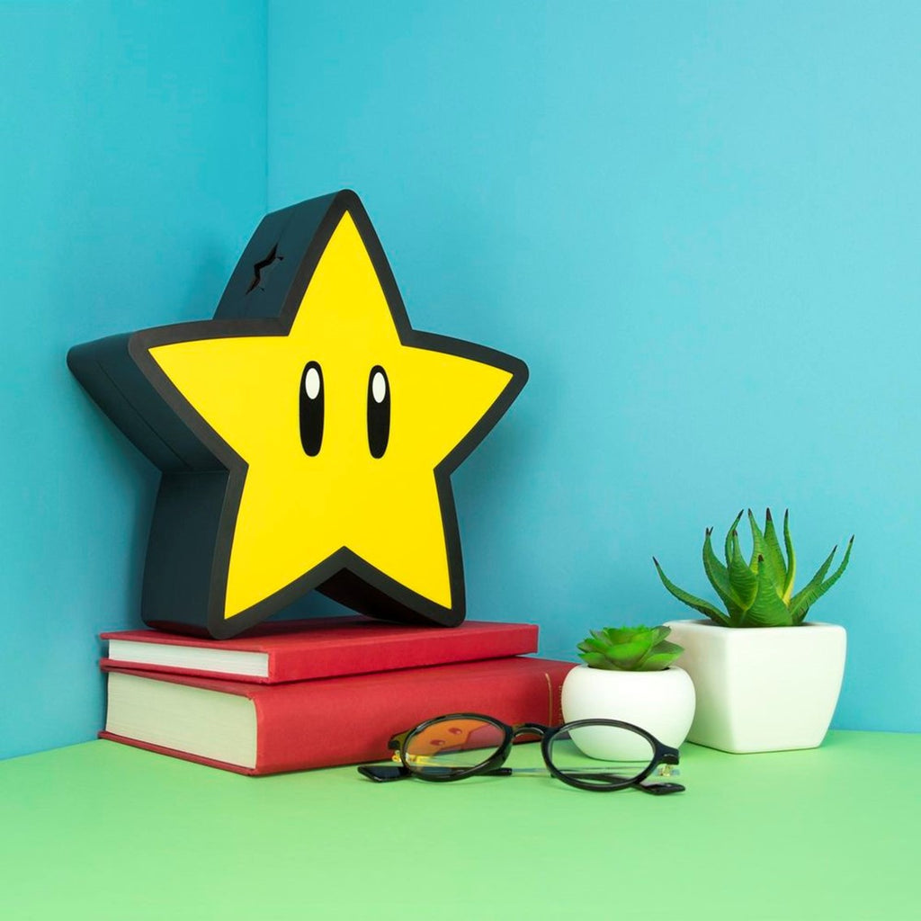 Lampara Paladone Super Mario Super Estrella 25 Cm