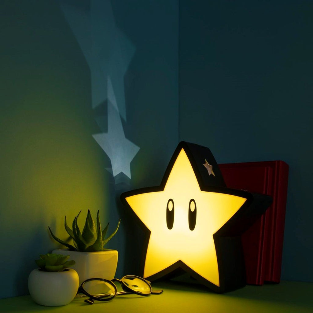 Lampara Paladone Super Mario Super Estrella 25 Cm