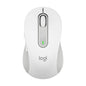 Mouse Raton Logitech M650 Mediano Optico Wireless Inalambrico Blanco Crudo