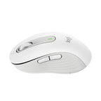 Mouse Raton Logitech M650 Mediano Optico Wireless Inalambrico Blanco Crudo