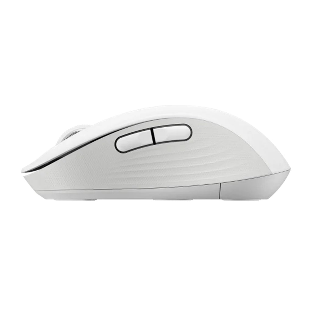 Mouse Raton Logitech M650 Mediano Optico Wireless Inalambrico Blanco Crudo