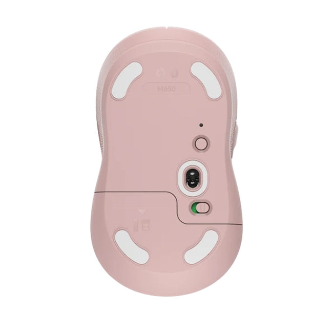 Mouse Raton Logitech M650 Mediano Optico Wireless Inalambrico Rosa Main Image