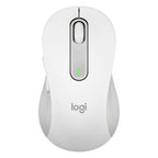 Mouse Raton Logitech M650 Grande Optico Wireless Inalambrico Blanco Crudo