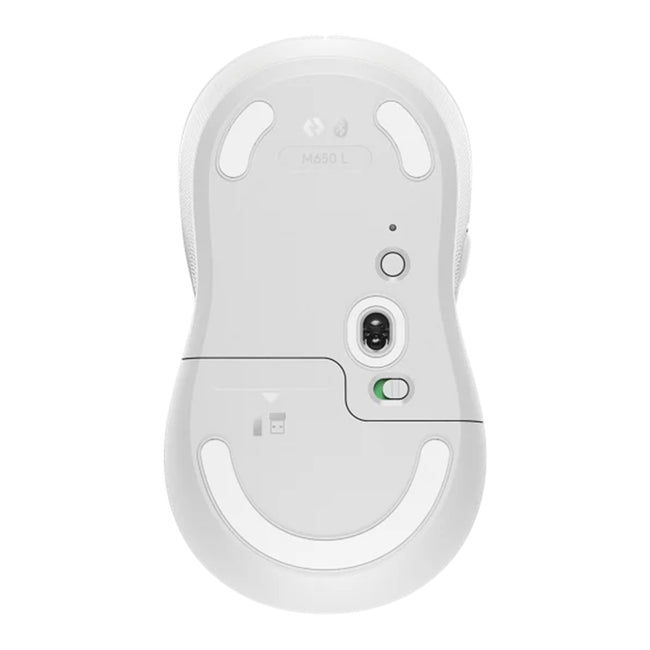 Mouse Raton Logitech M650 Grande Optico Wireless Inalambrico Blanco Crudo Main Image