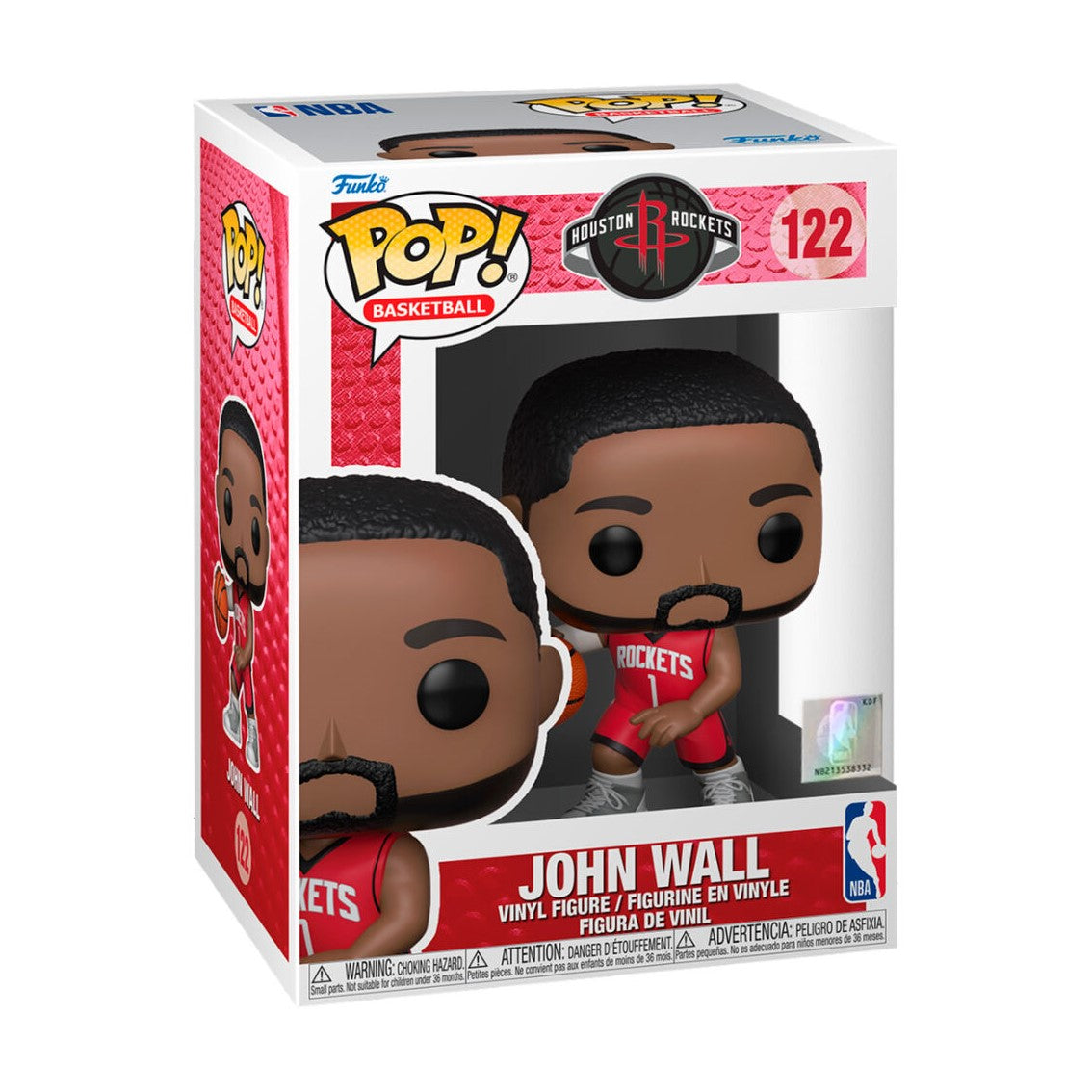 Funko Pop Deportes Nba John Wall Houston Rockets Camiseta Local 59261