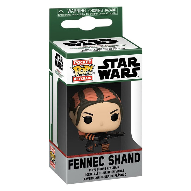 Funko Pop Keychain Llavero Star Wars The Book Of Boba Fett Fennec Hover Image