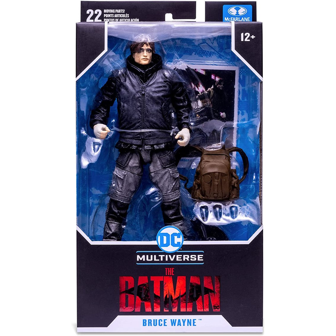 Figura Mcfarlane Toys Dc Multiverse The Batman Pelicula Bruce Wayne Drifter Desenmascarado