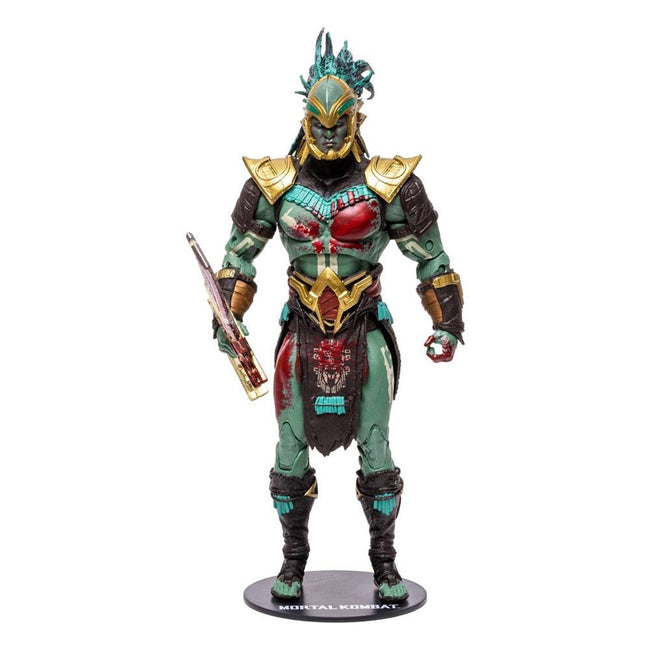 Figura Mcfarlane Toys Mortal Kombat Kotal Kahn (sangriento) Hover Image