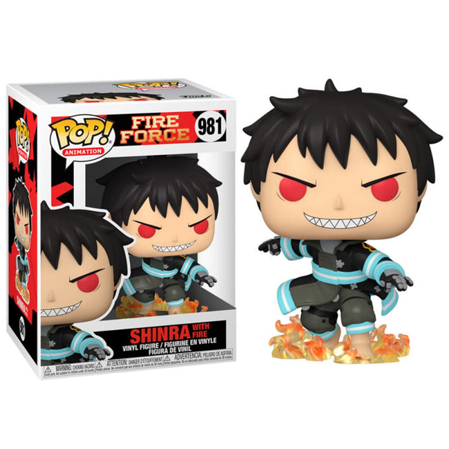 Funko Pop Animacion Fire Force Shinra Con Fuego 56159 Hover Image