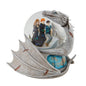 Figura Enesco Bola De Agua Decorativa Harry Potter Dragon Ucraniano Harry Ron Y Hermione