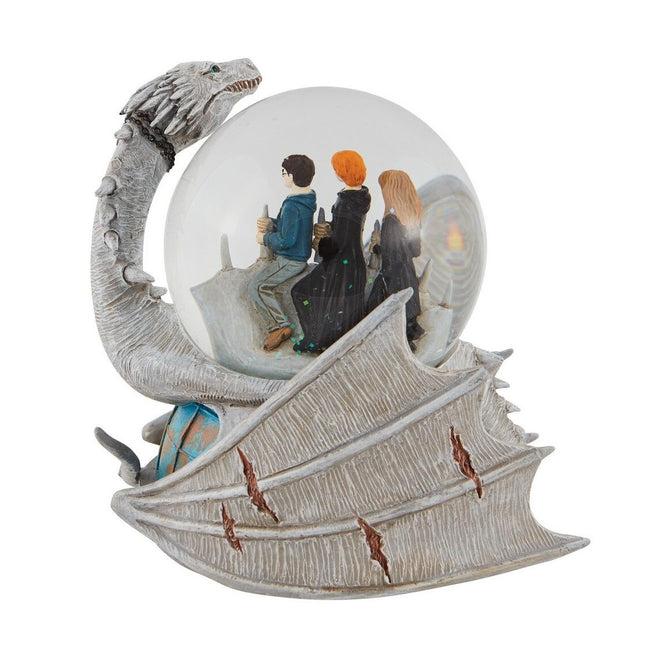 Figura Enesco Bola De Agua Decorativa Harry Potter Dragon Ucraniano Harry Ron Y Hermione Main Image