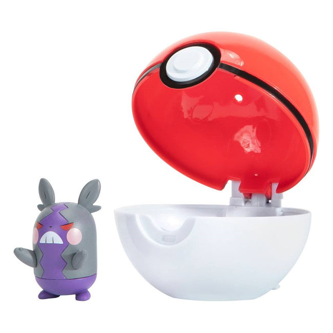 Pokeball Jazwares Pokemon Clip 'n' Go Morpeko + Pokebola Hover Image