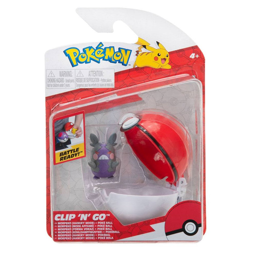 Pokeball Jazwares Pokemon Clip 'n' Go Morpeko + Pokebola