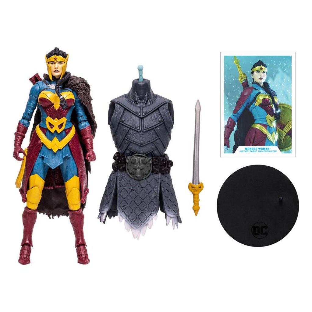 Figura Mcfarlane Toys Dc Multiverse Build A Wonder Woman Endless Winter
