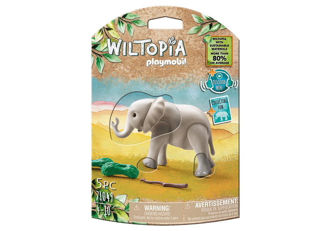 Playmobil Wiltopia Elefante Joven Hover Image