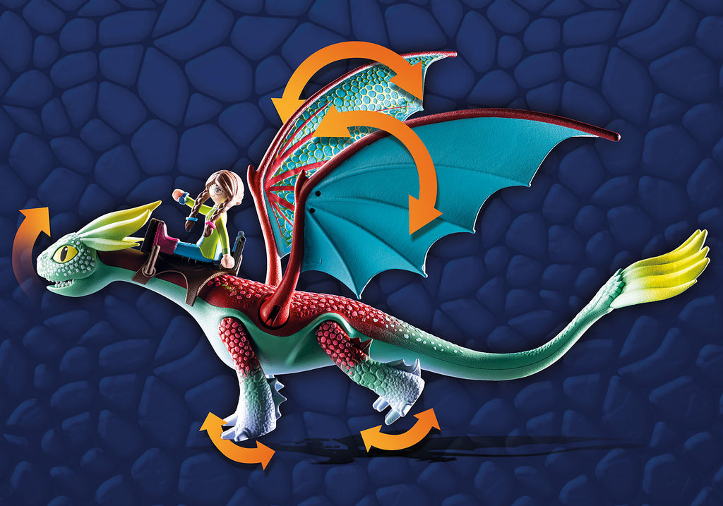 Playmobil Dragones: Nine Realms: Feathers & Alex