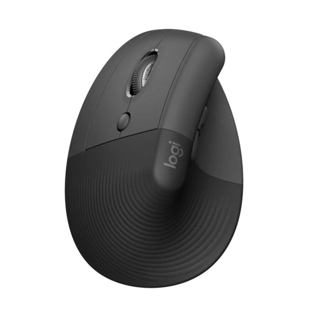 Ratón Inalámbrico Vertical Logitech Lift Para Zurdos 4000 Dpi Negro - Gris Hover Image