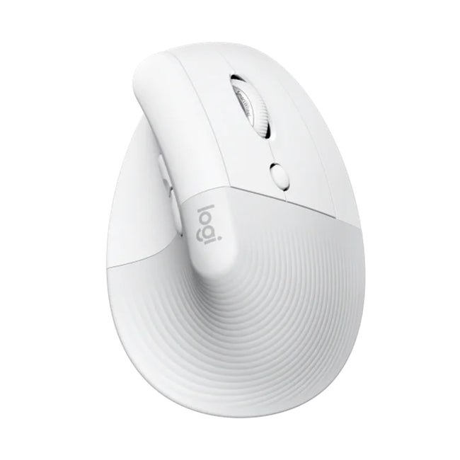 Mouse Raton Vertical Logitech Lift 6 Botones 4000 Dpi Wireless Inalambrico Blanco Crudo Hover Image