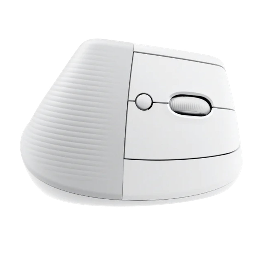 Mouse Raton Vertical Logitech Lift 6 Botones 4000 Dpi Wireless Inalambrico Blanco Crudo