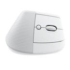 Mouse Raton Vertical Logitech Lift 6 Botones 4000 Dpi Wireless Inalambrico Blanco Crudo