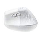 Mouse Raton Vertical Logitech Lift 6 Botones 4000 Dpi Wireless Inalambrico Blanco Crudo