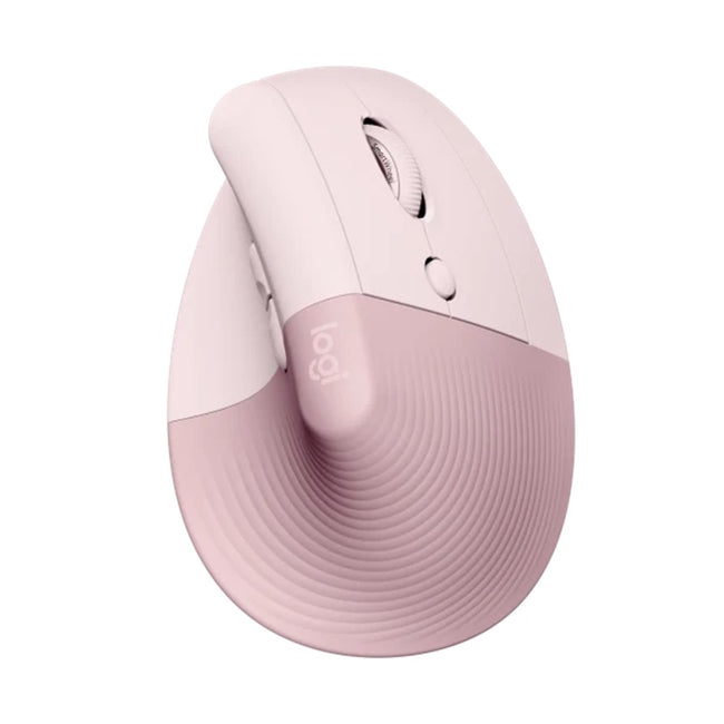 Mouse Raton Vertical Logitech Lift 6 Botones 4000 Dpi Wireless Inalambrico Rosa Hover Image