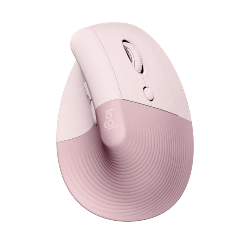 Mouse Raton Vertical Logitech Lift 6 Botones 4000 Dpi Wireless Inalambrico Rosa