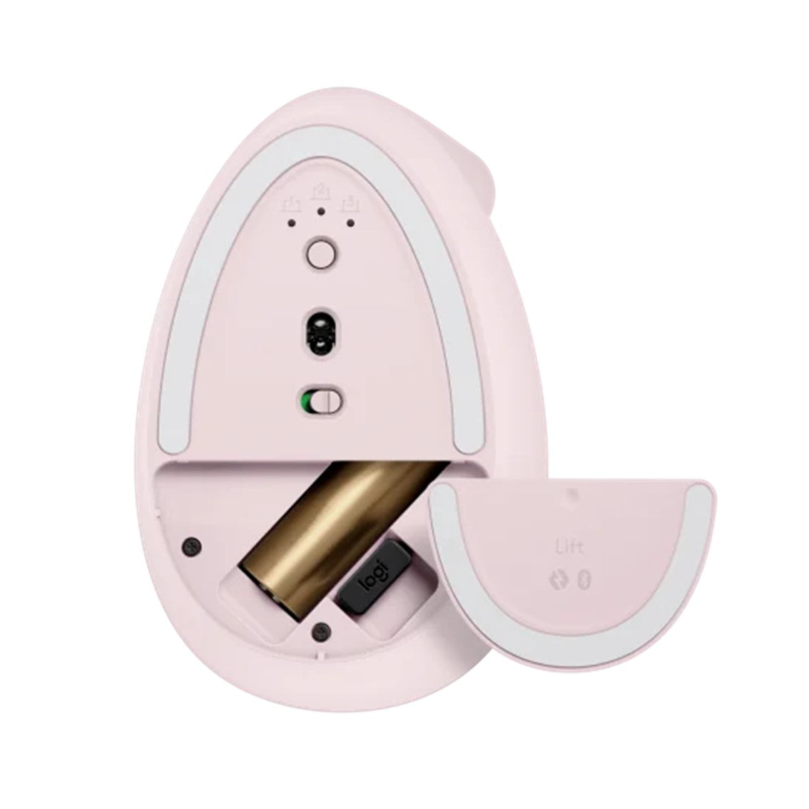 Mouse Raton Vertical Logitech Lift 6 Botones 4000 Dpi Wireless Inalambrico Rosa