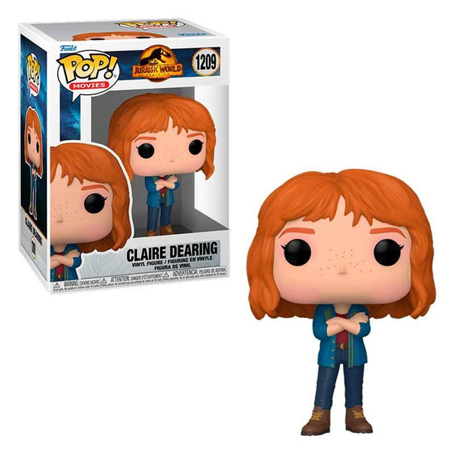 Funko Pop Cine Jurassic Park Jurassic World Dominion Claire Dearing 55296 Hover Image