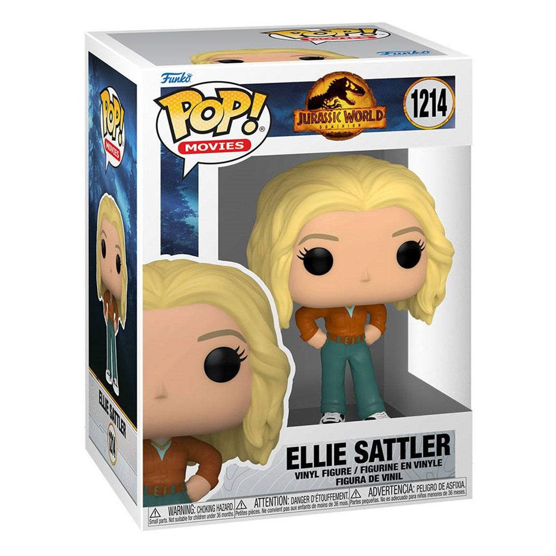 Funko Pop Cine Jurassic Park Jurassic World Dominion Ellie Sattler 62225