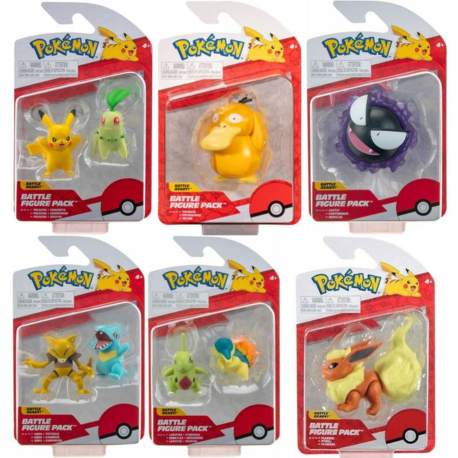 Pack De 6 Figuras Pokemon Batalla Ola 10 Hover Image