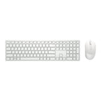 Kit Teclado + Mouse Raton Dell Pro Km5221w Wireless Inalambrico Blanco