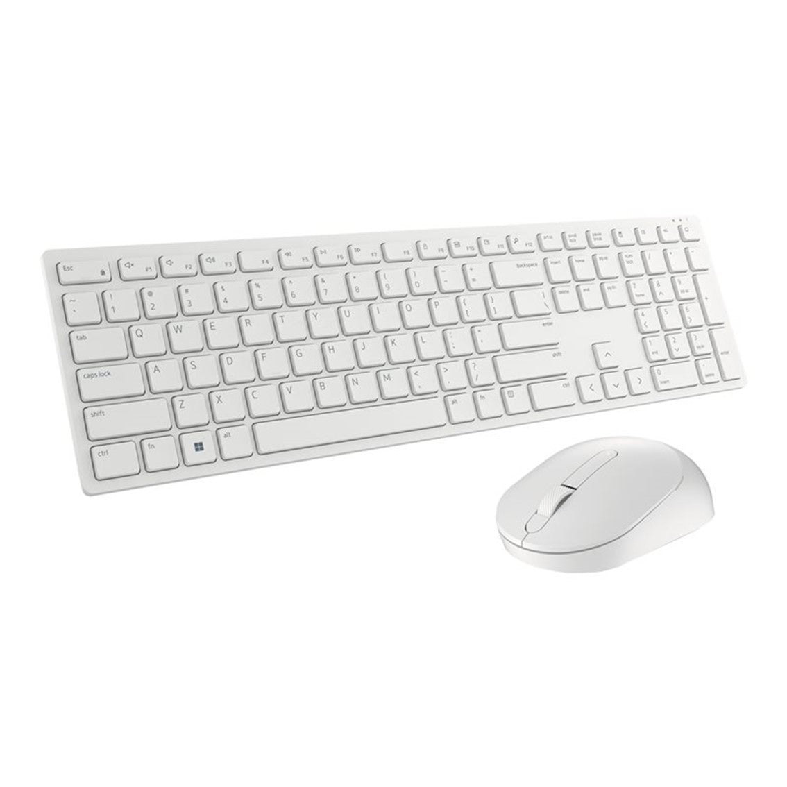 Kit Teclado + Mouse Raton Dell Pro Km5221w Wireless Inalambrico Blanco