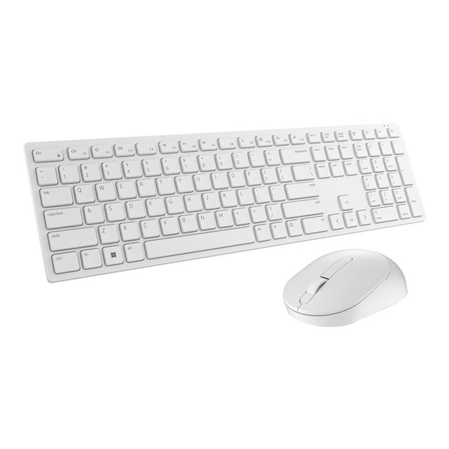 Kit Teclado + Mouse Raton Dell Pro Km5221w Wireless Inalambrico Blanco Main Image