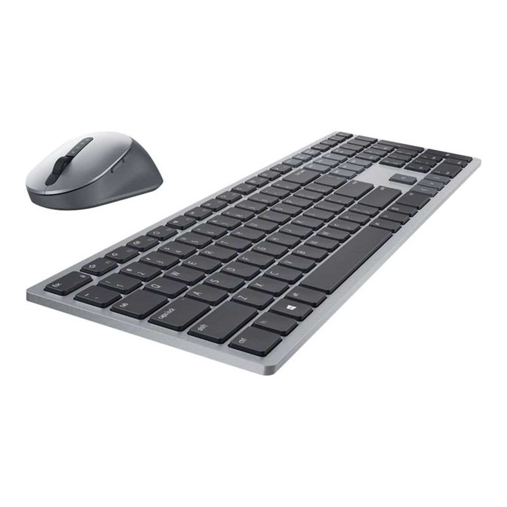 Kit Teclado + Mouse Raton Dell Premier Multi - Device Km7321w Wireles Inalambrico Gris Titanio