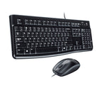 Teclado + Mouse Raton Logitech Desktop Mk120 Usb Italiano