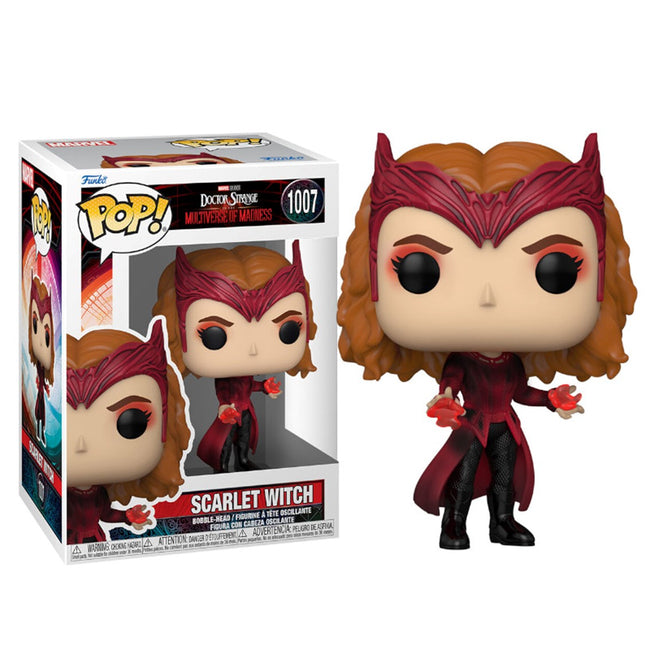 Funko Pop Doctor Strange Multiverso De La Locura Scarlet Witch Bruja Escarlata 60923 Hover Image