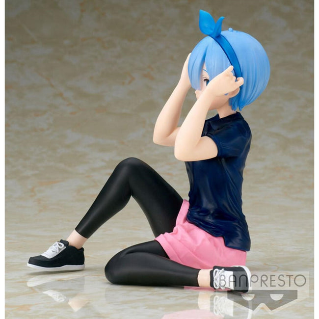 Figura Banpresto Re Zero Starting Life In Another World Relax Time Rem Training Main Image