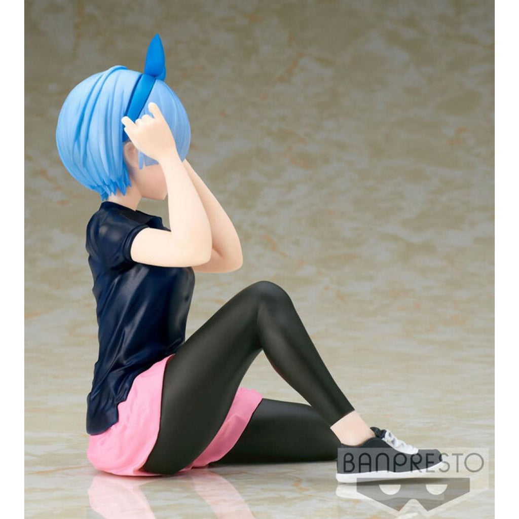 Figura Banpresto Re Zero Starting Life In Another World Relax Time Rem Training