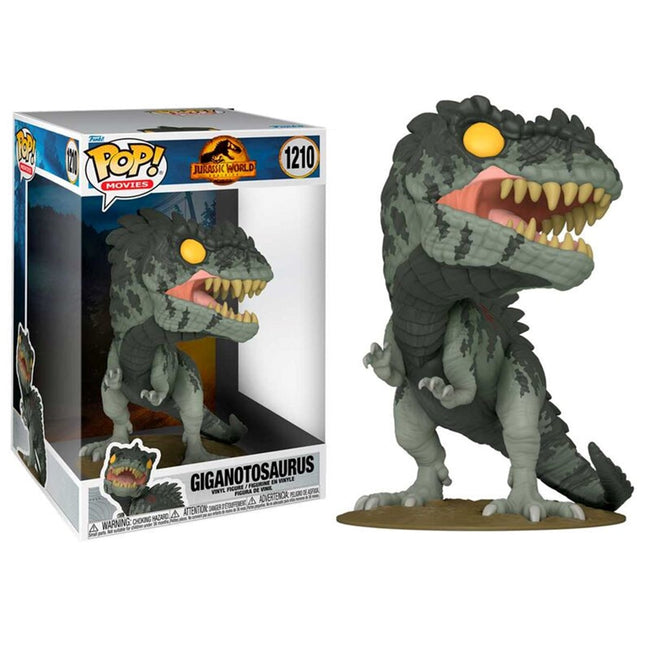 Funko Pop Jumbo Cine Jurassic Park World Dominion Giganotosaurus 55378 Hover Image