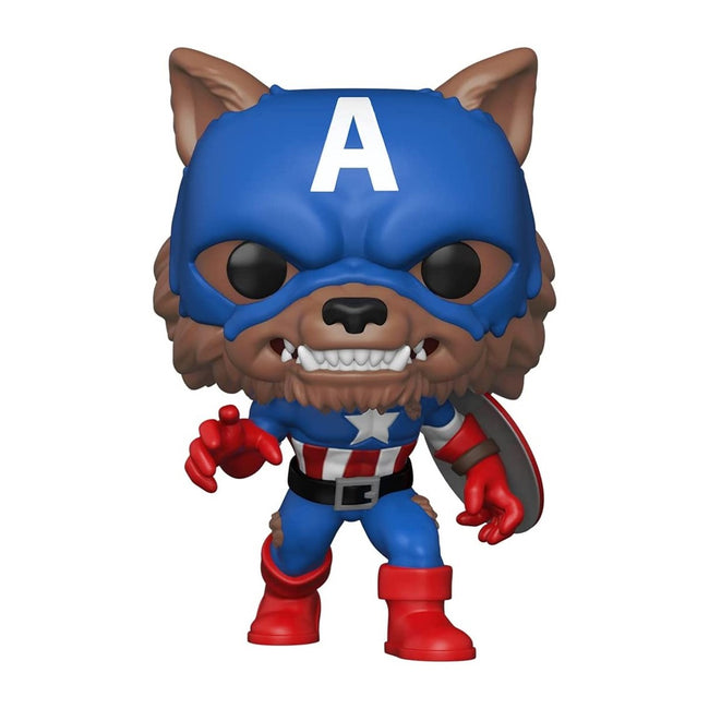 Funko Pop Marvel Capitan America Capwolf Edicion Limitada Exclusiva 55506 Hover Image