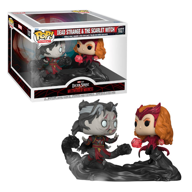 Funko Pop Moments Marvel Doctor Strange Multiverso De La Locura Doctor Strange Necromance Vs Bruja Escarlata 60915 Hover Image