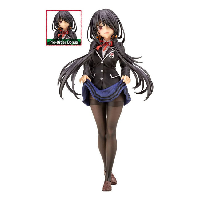Figura Kotobukiya Date A Live Kurumi Tokisaki School Uniform Bonus Edition 23 Cm Hover Image