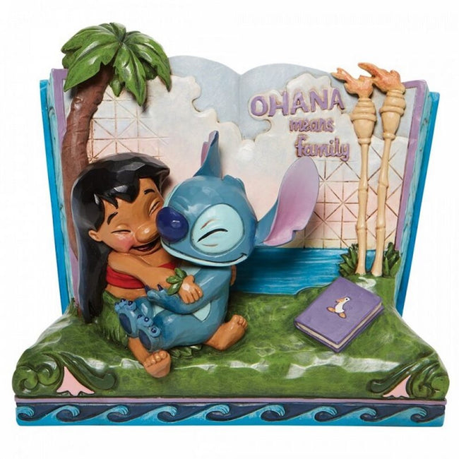 Figura Decorativa Enesco Disney Lilo & Stitch Libro Ohana Hover Image