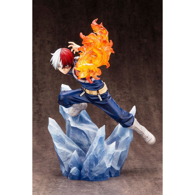 Figura Kotobukiya My Hero Academia Artfxj Shoto Todoroki Ver 2 Bonus Edition Pvc Escala 1 - 8 26 Cm Hover Image