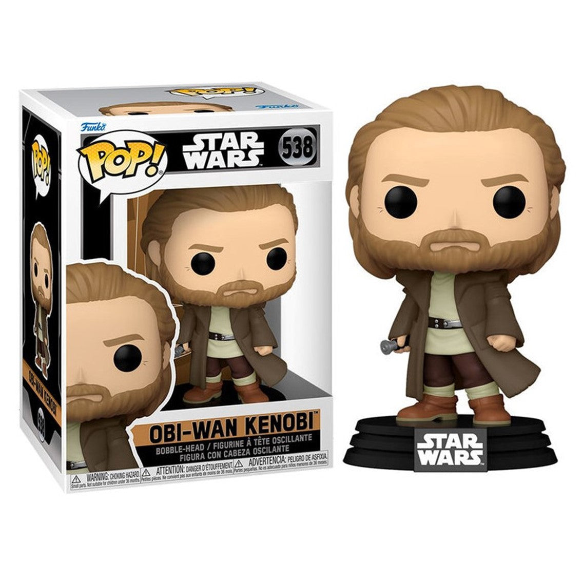 Figura Pop Star Wars Obi-Wan Obi-Wan Kenobi