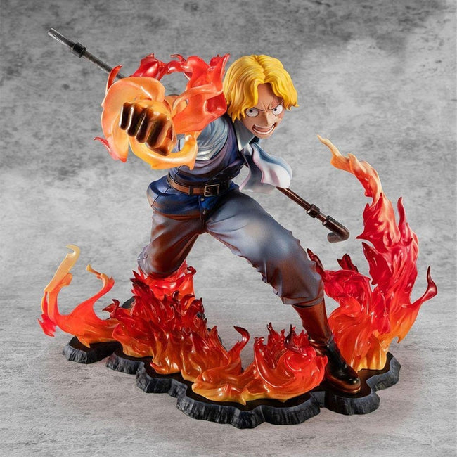 Figura Megahouse One Piece Sabo Fire Fist Inheritance P.o.p. Edicion Limitada Hover Image