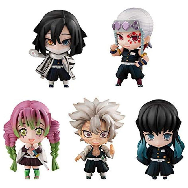 Pack 5 Figuras Megahouse Demon Slayer Kimetsu No Yaiba Sailor Tanjiro & The Hashira Set B Hover Image