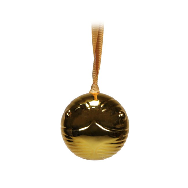 Decoracion De Navidad Half Moon Bay Harry Potter Snitch Dorada Hover Image